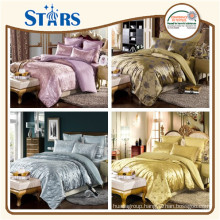 GS-JAC-01 Luxurious Seamless Queen Size Solid pure color bedding set